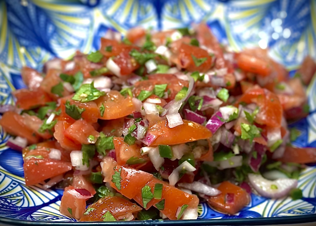 Authentic Homemade Mexican Pico de Gallo Salsa