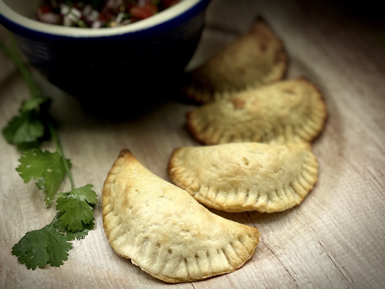 Flaky Baked Low-Fat Homemade Beef Empanadas