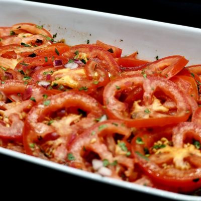Cilantro Marinated Tomato Salad Recipe Allison Antalek Cut2therecipe