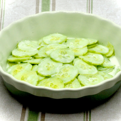 2-Ingredient Refreshing Cucumber Salad Recipe Allison Antalek