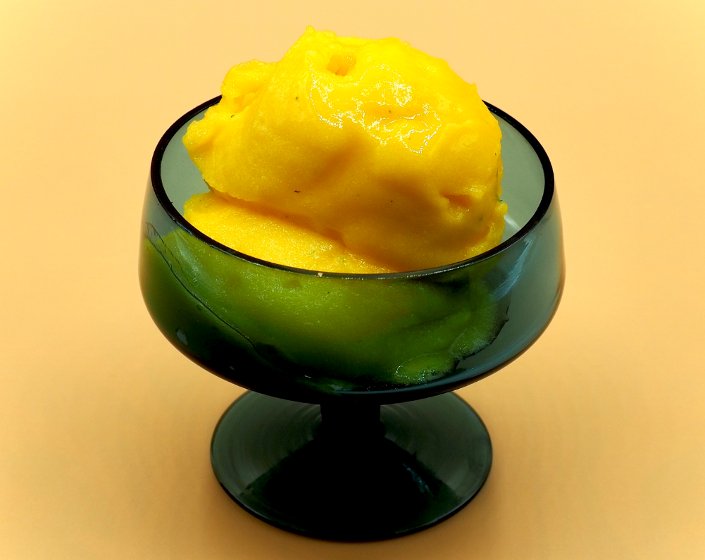 Creamy Mango Mint Sorbet Sorbetto