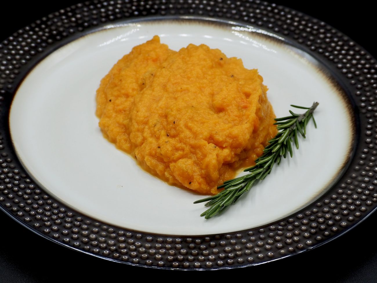 The Most Amazing Sweet Potato Purée with Rosemary