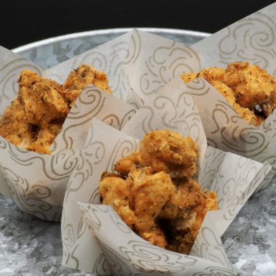Baked Cajun Popcorn Chicken Recipe Allison Antalek cut2therecipe