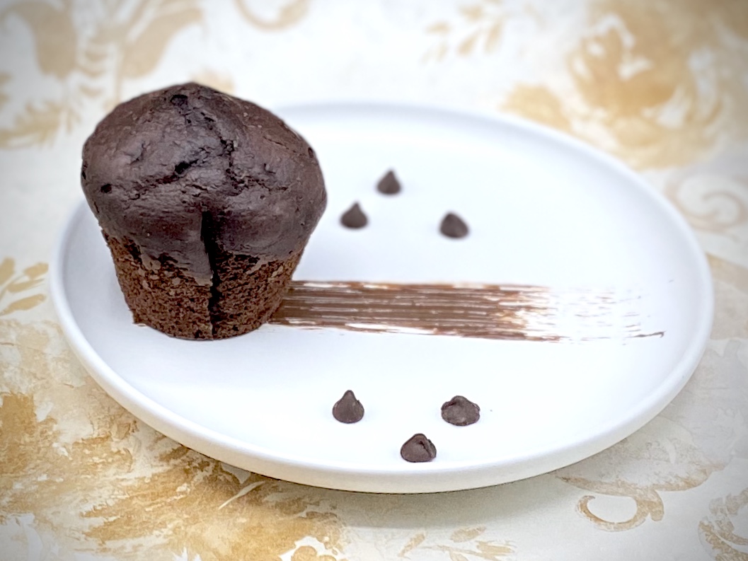 Chocolate Zucchini Buttermilk Muffins