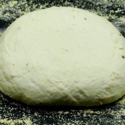 Rustic Homemade Pizza dough with herbs recipe allison antalek cut2therecipe