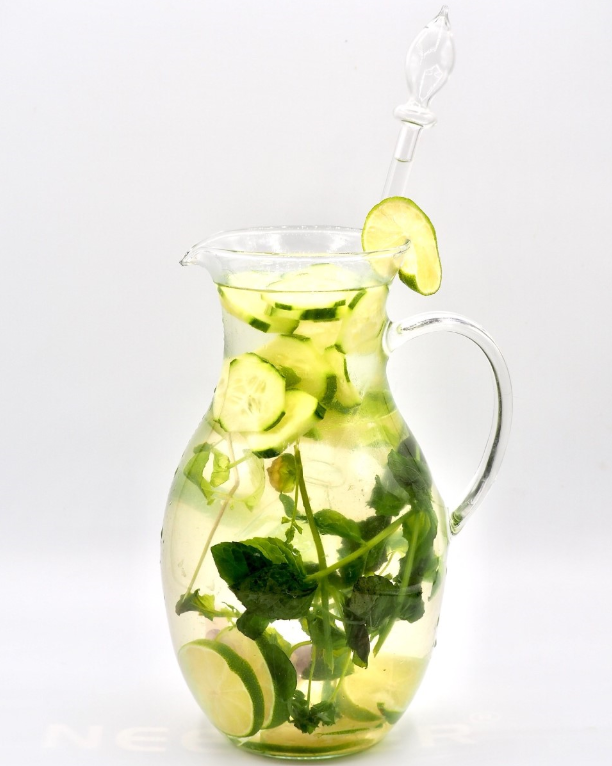 Refreshing Mint Cucumber Lime Water