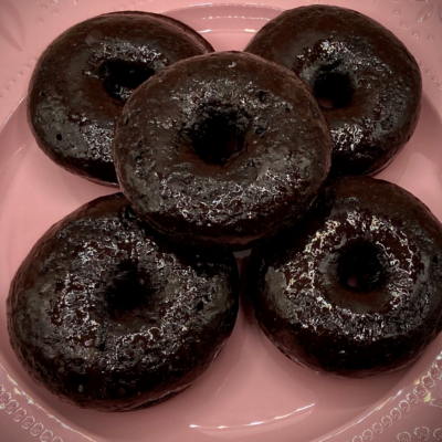 Low Fat Baked Chocolate Glazed Doughnuts Recipe Allison Antalek cut2therecipe