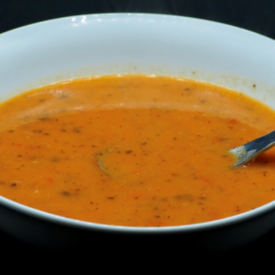 Sweet and Spicy Tomato Soup Recipe Allison Antalek cut2therecipe