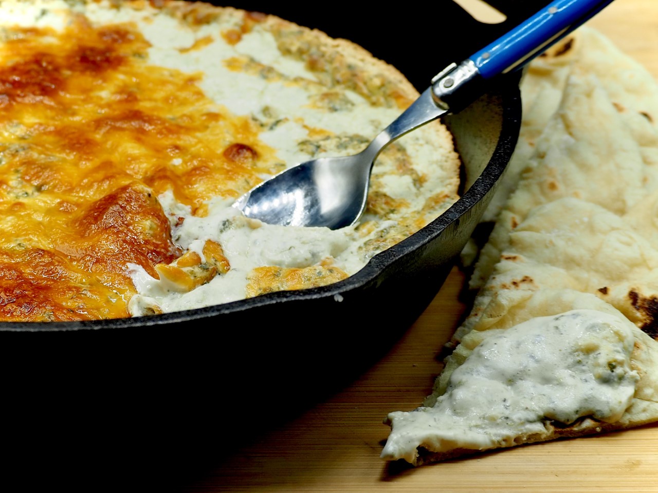 Homemade Hot and Creamy Baked Spinach Dip