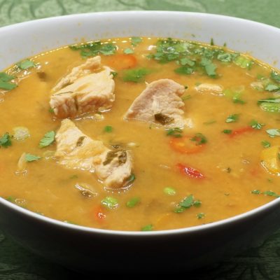 Thai Chicken Red Curry Coconut Soup Recipe Allison Antalek cut2therecipe
