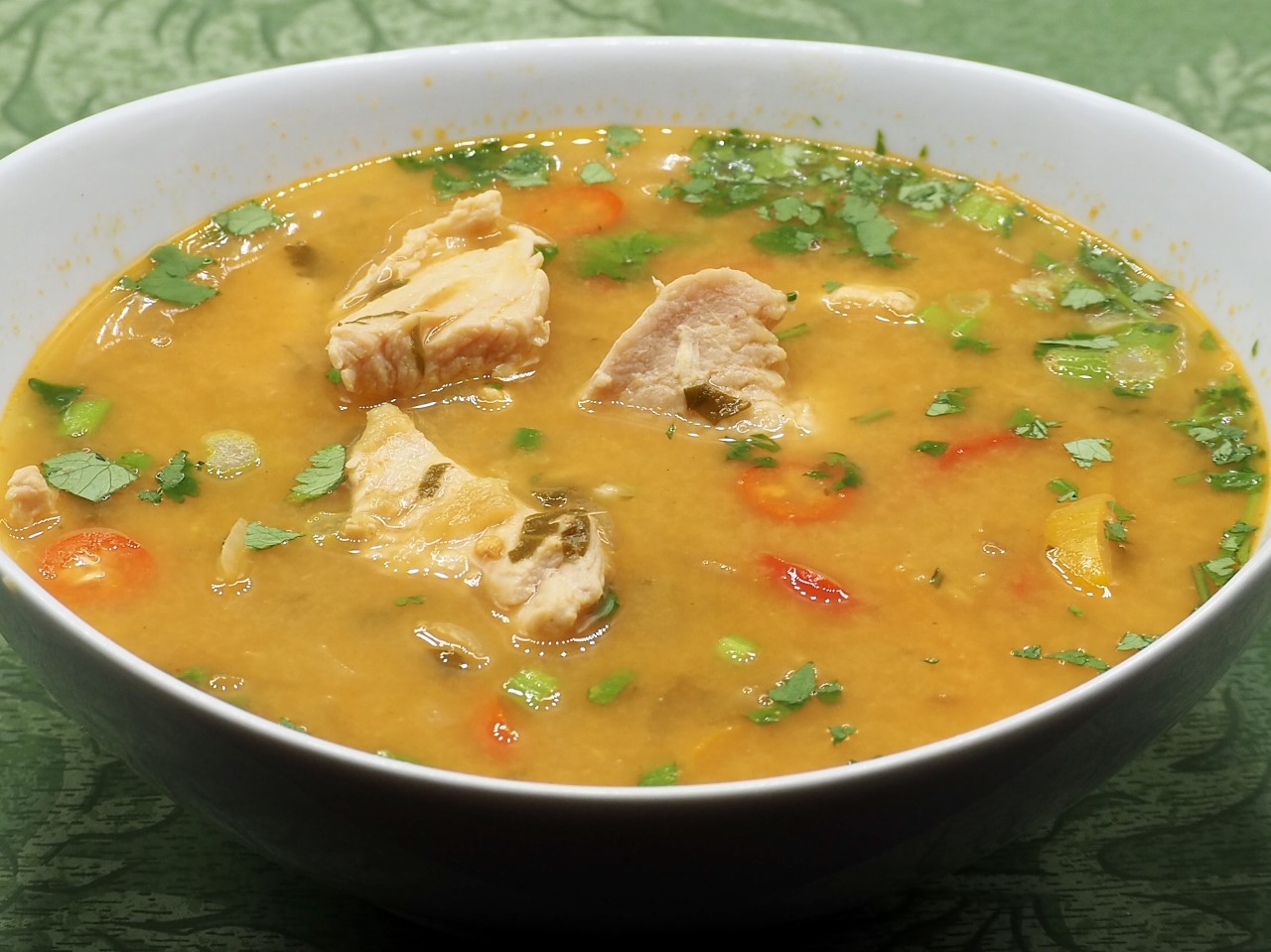 chicken red curry