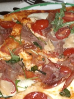 Prosciutto Pizza with Quick Homemade Pizza Dough