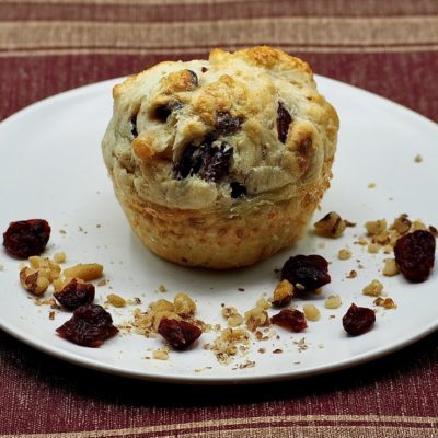 Cranberry, Walnut and Brie Biscuit Cupcakes Recipe Allison Antalek cut2therecipe