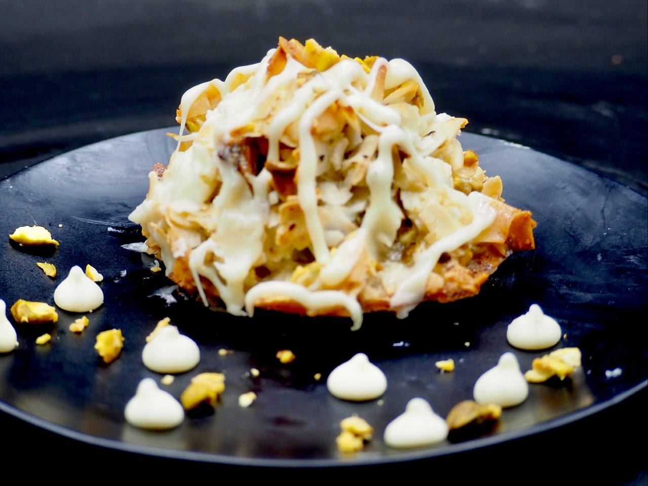 Easy Toasted Coconut Macaroons with Pistachios and White Chocolate