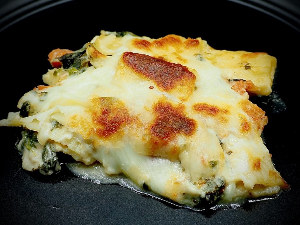 Chicken Spinach Dip Casserole Serving Recipe Allison Antalek cut2therecipe