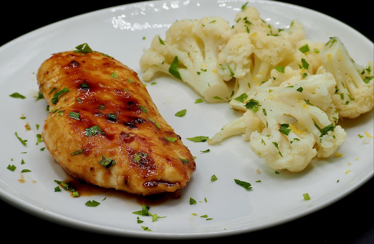 Honey Lemon Garlic Chicken and Cauliflower – Cut 2 the Recipe Online ...