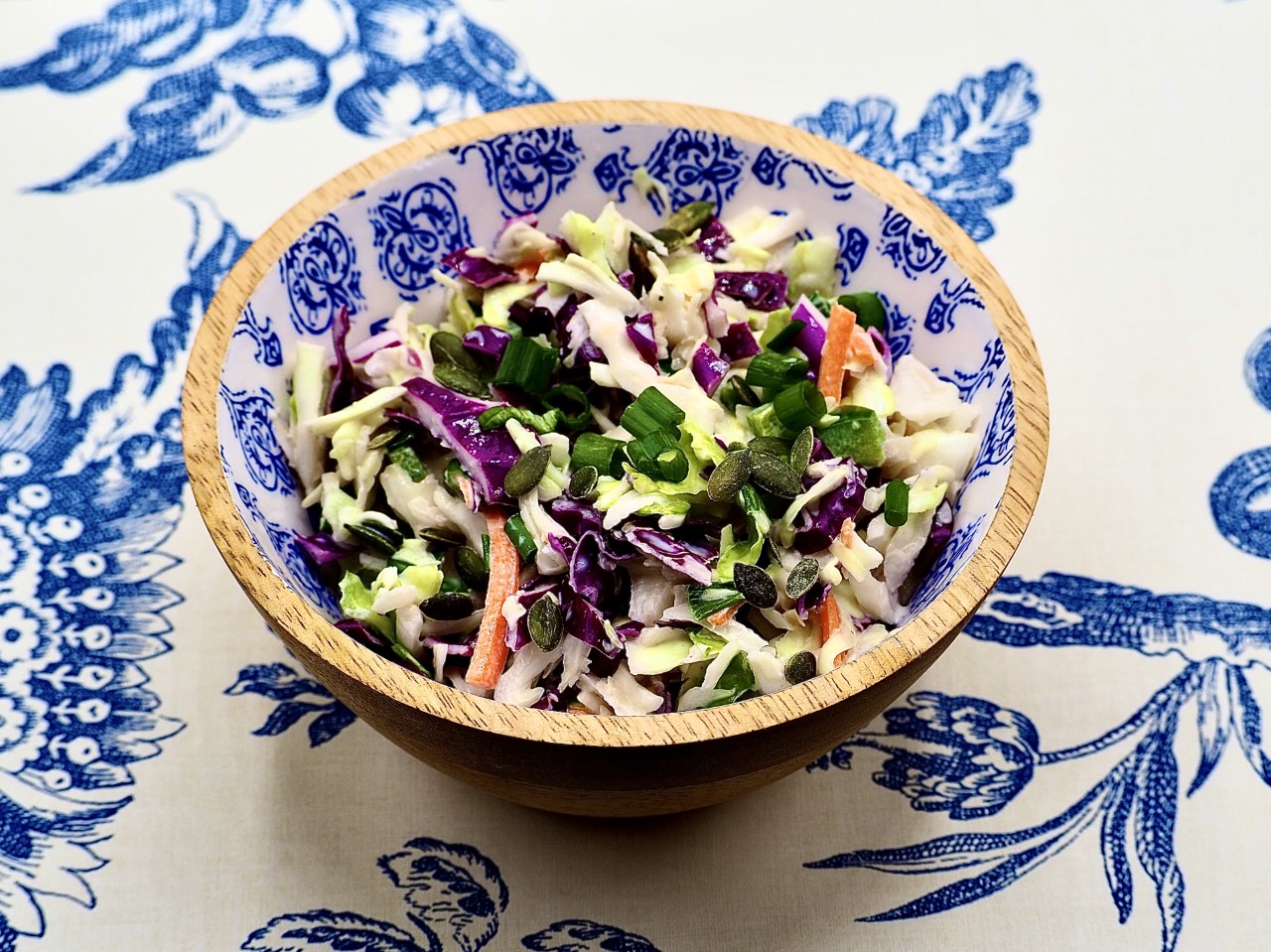 Spicy Crunchy Coleslaw with Homemade Mayonnaise