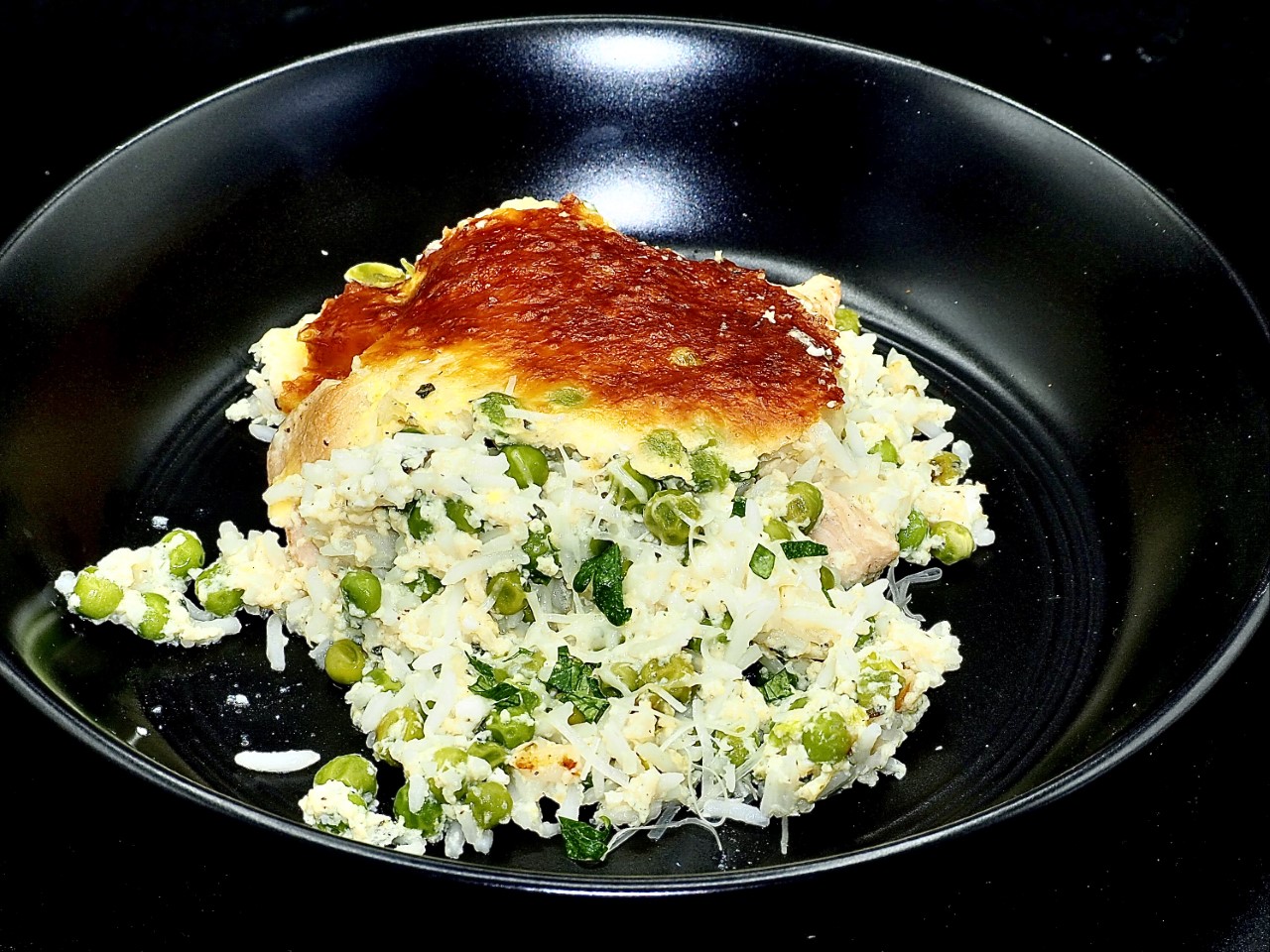 Quick and Easy Rice and Pea Casserole