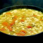 Homemade Chicken Spaetzle Noodle Soup Recipe Cut2therecipe Allison Antalek