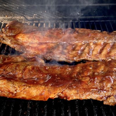 Grilled Babyback Ribs with Rum BBQ Sauce Recipe Allison Antalek cut2therecipe