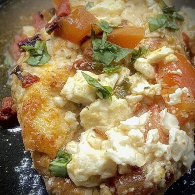 Baked Feta Chicken with Tomatoes Recipe Allison Antalek