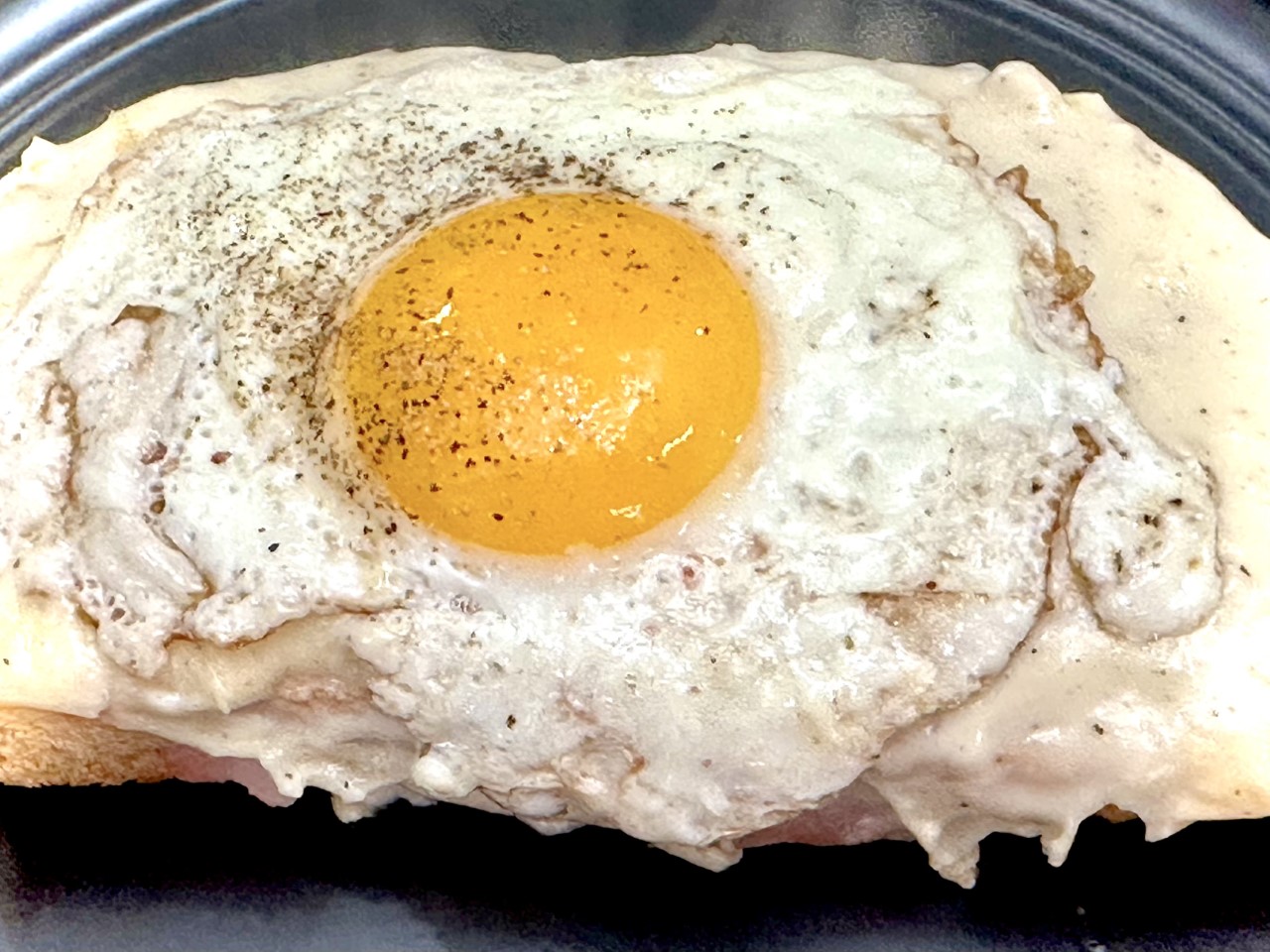 Croque Madame Sandwich with Béchamel Sauce