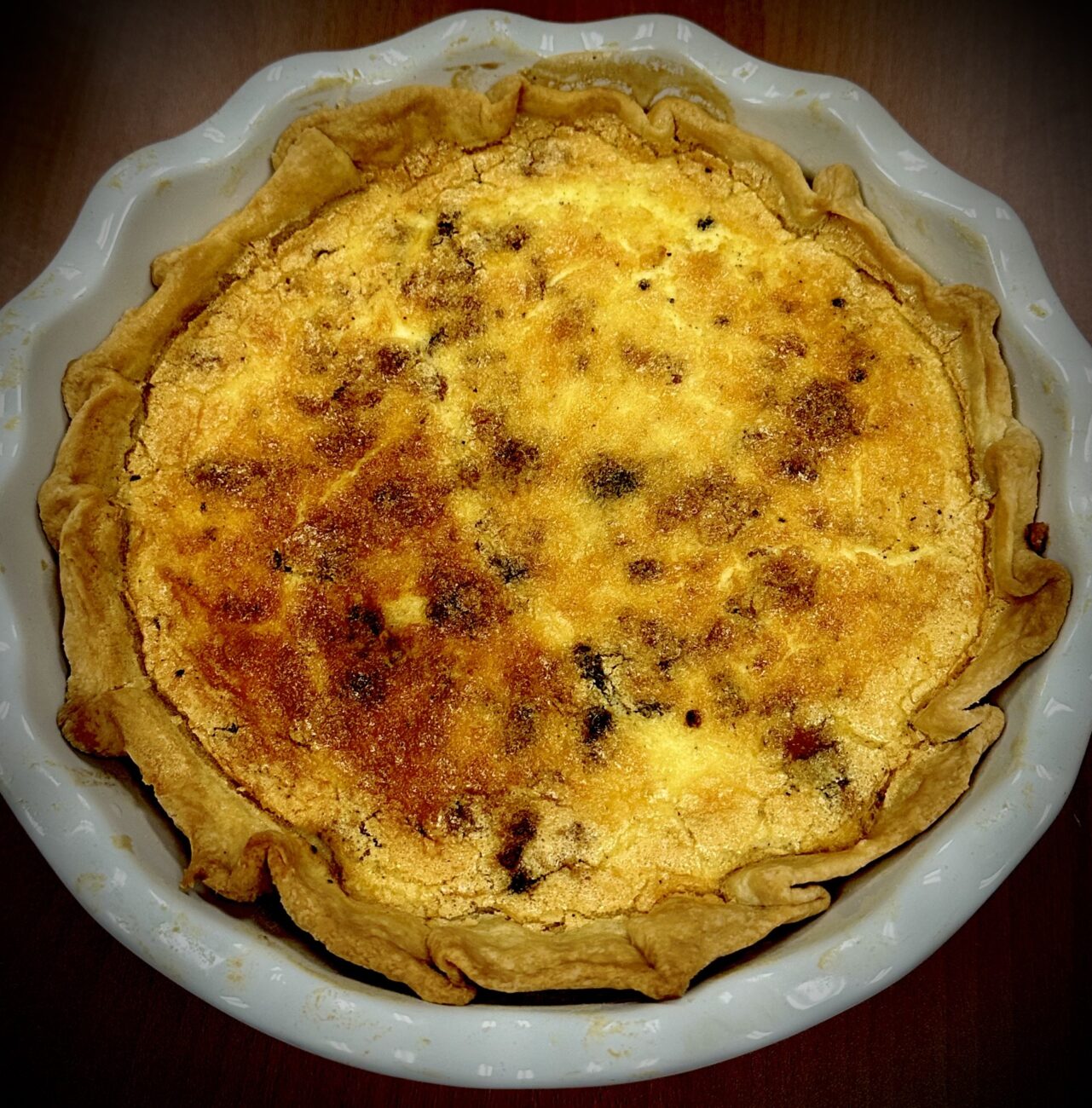 Authentic Quiche Lorraine with Homemade Pâte Brisée Pie Crust